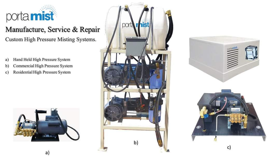 High Pressure Misting System - PortaMist